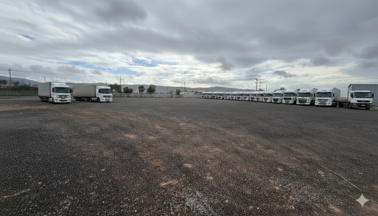 Parking Φορτηγών στον Ασπρόπυργο